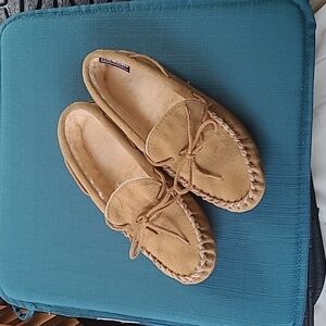 Sioux Mox slippers, size 9, tan